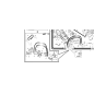 ADATT.ORIENT.90° 1/4BSP-7/16UNF LATO OR ORIGINALE KUBOTA GIANNI FERRARI 00777600204
