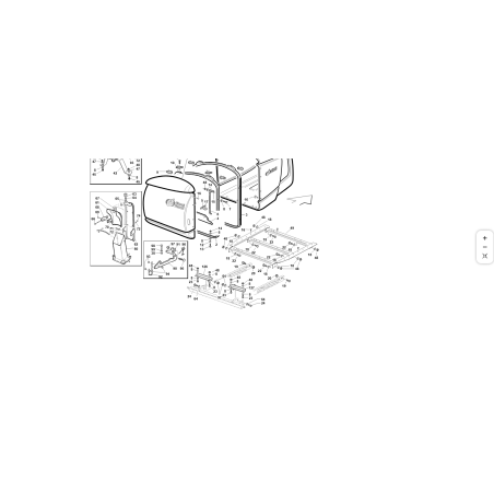 Winkelbefestigungskorb SX Elevator T4 ORIGINAL KUBOTA GIANNI FERRARI 01.50.00.0168