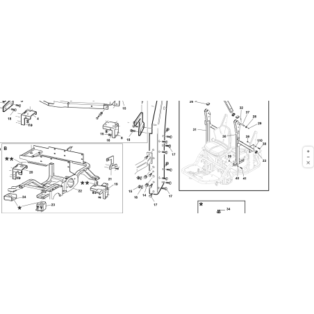 ANGOLARE SX FISSAG.SUPP. MOTORE COMP VRN ORIGINALE KUBOTA GIANNI FERRARI 92004130000