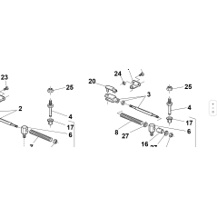ORIGINAL KUBOTA GIANNI FERRARI 94500720000 PRE-ASSEMBLED BELT TENSIONER LEVER ROD | NewgardenParts.com