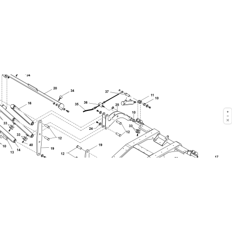 CAVO APERTURA CESTO GT ORIGINALE KUBOTA GIANNI FERRARI 95598190000