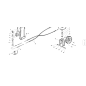 CABLE DE DIRECCIÓN SIMPLE ORIGINAL KUBOTA GIANNI FERRARI 95500000042
