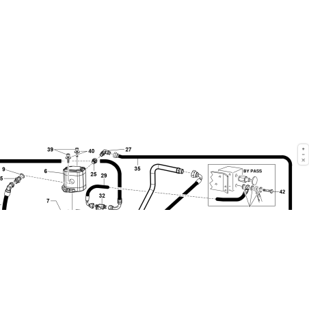 ADATTATORE ORIENTABILE 90° M/M 1/2 ORIGINALE KUBOTA GIANNI FERRARI 00777600124