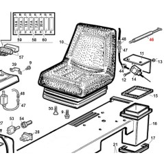 AMORTIGUADOR HIDRÁULICO -ACC002- ORIGINAL KUBOTA GIANNI FERRARI 00777850009 | NewgardenParts.com