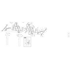 Barra de inclinación de la cesta para gatos KUBOTA GIANNI FERRARI 92007000003 original