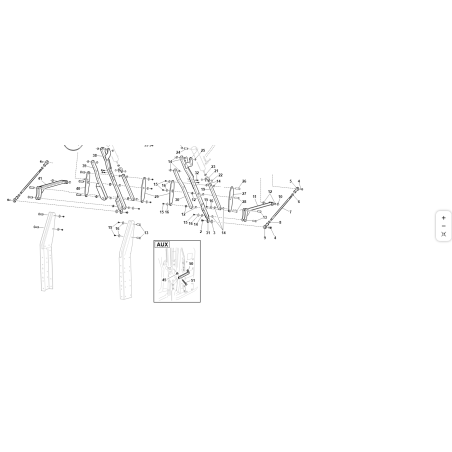 ORIGINAL KUBOTA GIANNI FERRARI 92007000003 KATZENKORB-KIPPSTANGE