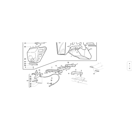 CENTRAGGIO CESTO MOBILE ZNT ORIGINALE KUBOTA GIANNI FERRARI 91001520000