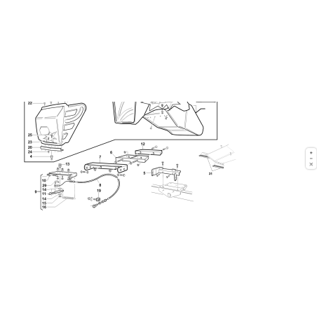 CENTRAGGIO CESTO FISSO ZNT ORIGINALE KUBOTA GIANNI FERRARI 91001510000