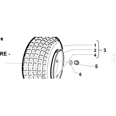 CERCHIO RUOTA 5.75x8 (4 FORI Ø100) ORIGINALE KUBOTA GIANNI FERRARI 89001240001 | NewgardenParts.com