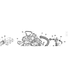 CINGHIA ALTERNATORE KUBOTA D902 ORIGINALE KUBOTA GIANNI FERRARI 00111980053