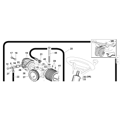 ORIGINAL KUBOTA GIANNI FERRARI 00777600146 ADAPTADOR ORIENT 90° 3/8GAS-9/16-18UNF | NewgardenParts.com