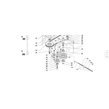 ORIGINAL KUBOTA GIANNI FERRARI SPANNANTRIEBSWELLE 94010000028