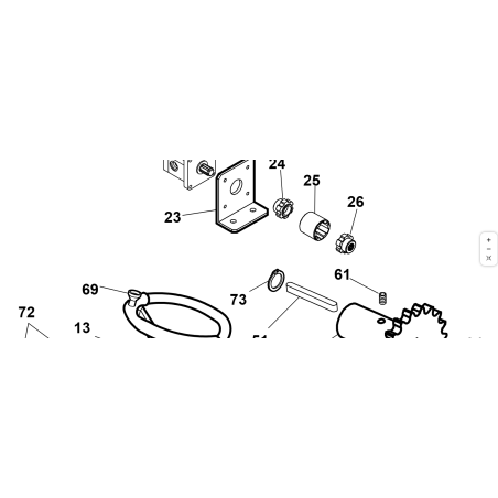 ANGLE DE FIXATION DE POMPE KUBOTA GIANNI FERRARI D'ORIGINE 94010000023