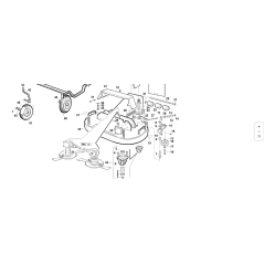 Varilla tensora de correa de placa GF original de Kubota 95566110005