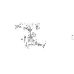 Bague d'écartement de roulement pour essieu arrière. Référence d'origine KUBOTA GIANNI FERRARI 01.40.00.1720.