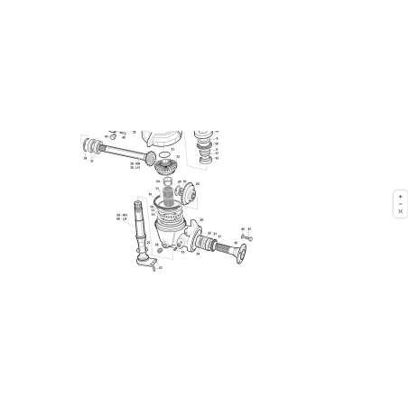 Anillo separador de cojinete para eje trasero. ORIGINAL KUBOTA GIANNI FERRARI 01.40.00.1720