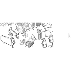 COMPLETE MUFFLER PROTECTION ATTACHMENT ORIGINAL KUBOTA GIANNI FERRARI PZ95001540000 | NewgardenParts.com