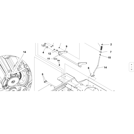ATTUATORE MICRO FRENO ORIGINALE KUBOTA GIANNI FERRARI 93500353073
