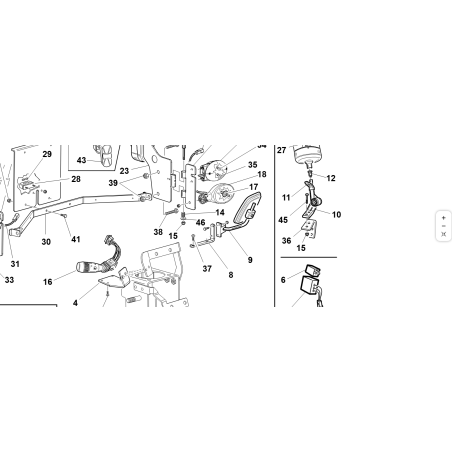 CAPUCHON EN PLASTIQUE POUR LAMPE ROTATIVE ORIGINALE KUBOTA GIANNI FERRARI 00777801402