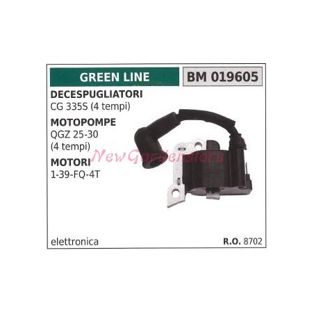 Bobine accensione GREEN LINE decespugliatori CG 335S (4 tempi) motopompe QGZ2530 | NewgardenParts.com