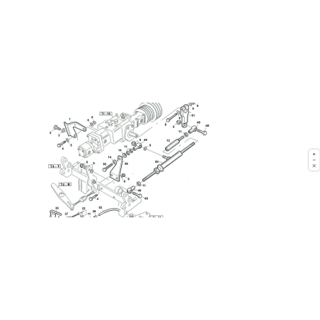 Column for pump control 25cc T4 ORIGINAL KUBOTA GIANNI FERRARI 01.50.00.5590