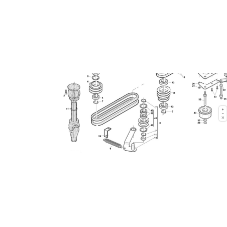 ANGLE DE FIXATION DE RESSORT GALVANISÉ D'ORIGINE KUBOTA GIANNI FERRARI PZ95533000007