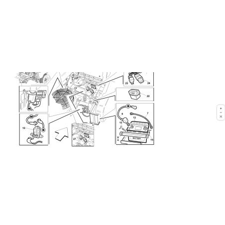 VARILLA DE BATERÍA - ZINC. ORIGINAL KUBOTA GIANNI FERRARI 93900423172