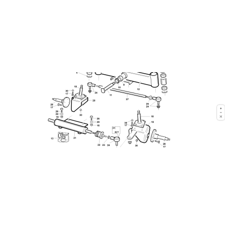 VITE TE UNI 5739 M10X35 10.9 ZNT ORIGINALE KUBOTA GIANNI FERRARI 00111300084