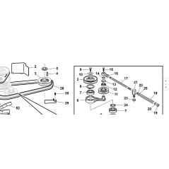 ORIGINAL KUBOTA GIANNI FERRARI 92001000021 RIEMENSPANNER HEBELSTANGE | NewgardenParts.com