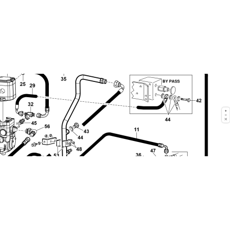 BULLONE CAVO DOPPIO 1/4 ORIGINALE KUBOTA GIANNI FERRARI 00777600039