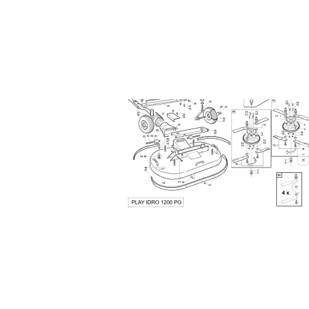 ARBRE DE ROUE ARRIÈRE KUBOTA GIANNI FERRARI ORIGINAL 95122000004