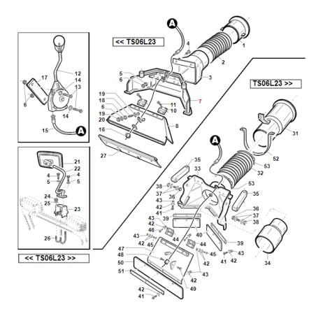 Bocca di aspirazione ORIGINALE GIANNI FERRARI 01.50.00.8140 | NewgardenParts.com