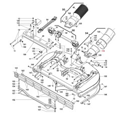 Bocca rasaerba GIANNI FERRARI per piatto di raccolta 130 / 150RCA 01.50.01.2840 | NewgardenParts.com