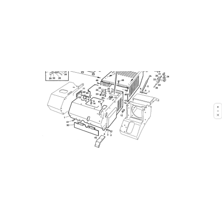 Cubierta de capó ABS para T1-T4 ORIGINAL KUBOTA GIANNI FERRARI 01.30.00.0420