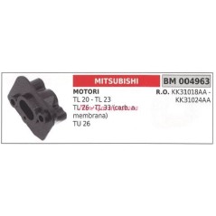 Flangia termica MITSUBISHI decespugliatore TL 20 23 26 33 004963 | NewgardenParts.com