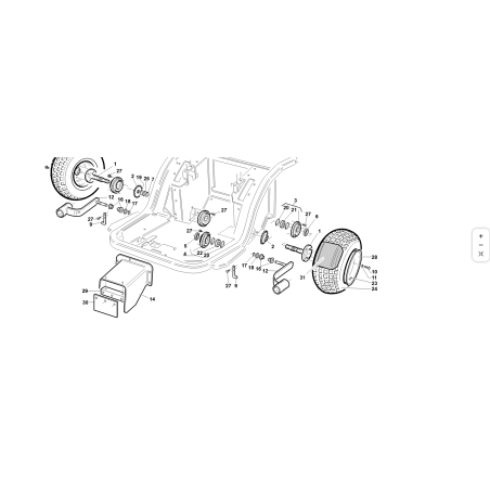 BEARING CLB 6304 2RS 20X52X15 ORIGINAL KUBOTA GIANNI FERRARI 00777100044