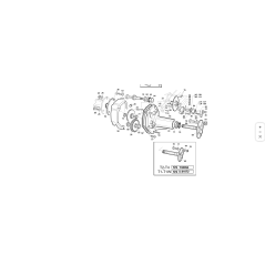 Cojinete de rodillos original KUBOTA GIANNI FERRARI 00.20.17.4702, cilindro 17.47.14