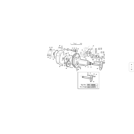Cojinete de rodillos original KUBOTA GIANNI FERRARI 00.20.17.4702, cilindro 17.47.14