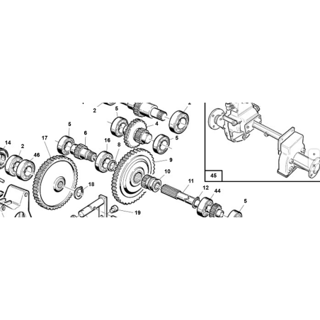 COJINETE DE RODILLOS CLA NUP 205 EC 25X52X15 ORIGINAL KUBOTA GIANNI FERRARI 00777100052