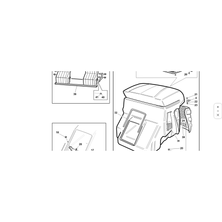 1/4 UNC ZINC-PLATED NUT ORIGINAL KUBOTA GIANNI FERRARI 00111150013