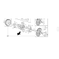 DADO AUTOB.UNI 7474 M16 6S ORIGINALE KUBOTA GIANNI FERRARI 00111250003