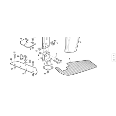 TUERCA DE COCHE M8 UNI 7474 6S BAJA ZNT ORIGINAL KUBOTA GIANNI FERRARI 00111000095