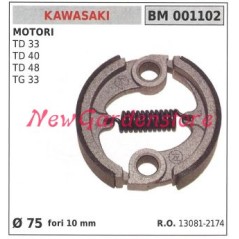 Frizione completa KAWASAKI motore decespugliatore TD 33 40 48 TG 33 Ø75 001102 | NewgardenParts.com