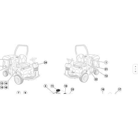 GIANNI FERRARI AUFKLEBER HARZ SILBER ORIGINAL KUBOTA GIANNI FERRARI 00555200331
