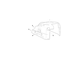 BIEFFEBI-AUFKLEBER FÜR HONDA ORIGINAL KUBOTA GIANNI FERRARI 00555200097 | NewgardenParts.com