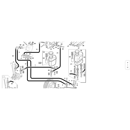 AUTOCOLLANT DE NIVEAU DE RÉSERVOIR D'HUILE ORIGINAL KUBOTA GIANNI FERRARI 00555200123