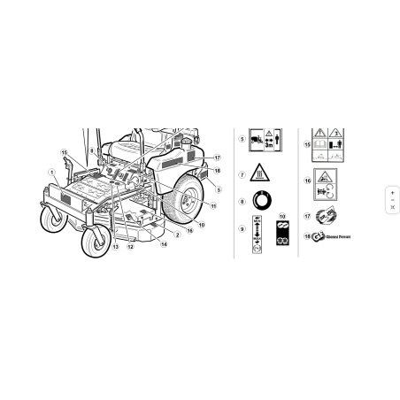 ORIGINAL KUBOTA GIANNI FERRARI BELT PATH DECAL 93900343063