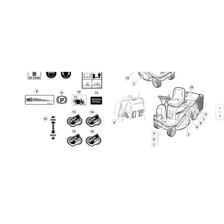 ORIGINAL KUBOTA GIANNI FERRARI 00555200230 RESIN DECAL GTM 160