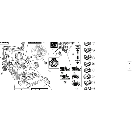 ORIGINAL KUBOTA GIANNI FERRARI SR300 DW DECAL 00555200187