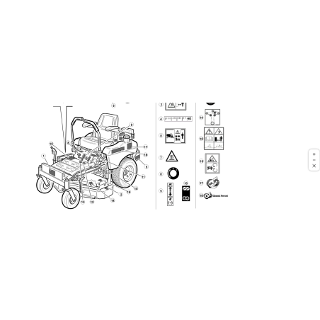 AUTOCOLLANT ORIGINAL KUBOTA GIANNI FERRARI SRZ-150 00555200181